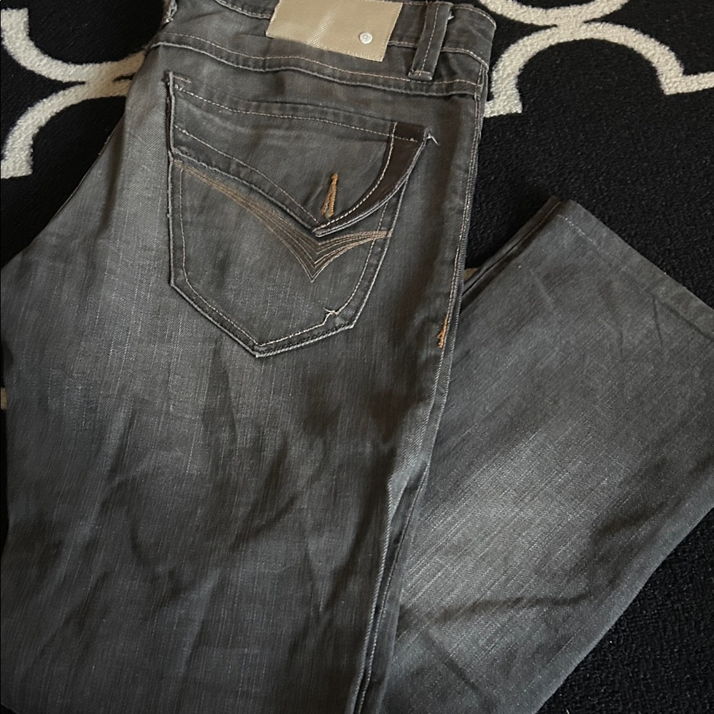 Five Four Men's Straight Jeans in Charcoal